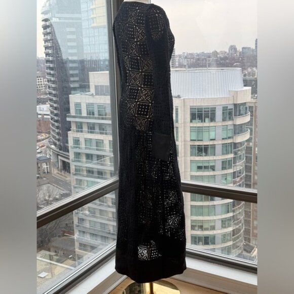 🆕 SIR THE LABEL 🧿 NWOT Rayure Long Sleeve Crochet Maxi Dress, Sz 1 US 4 - Picture 5 of 16